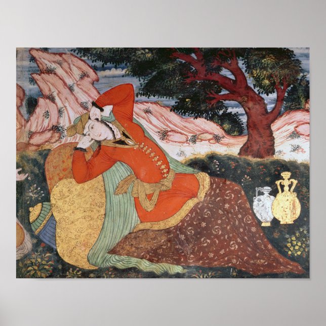 Affiche Femme de la Cour de Shah Abbas I, 1585-1627 (Devant)