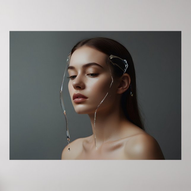 Affiche Femme de mode art (Devant)