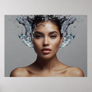 Affiche Femme de mode art