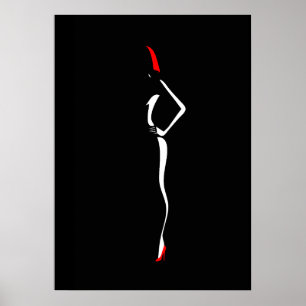 Affiche Femme de mode inspirée de l'art Pop 4