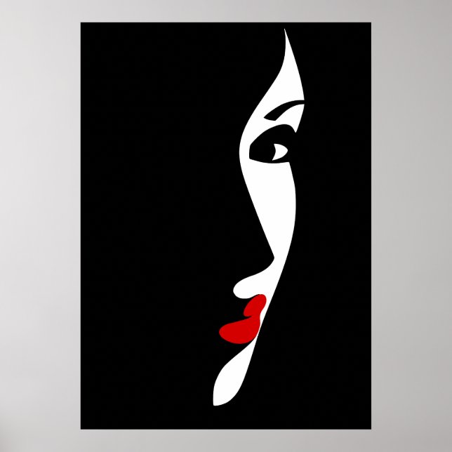 Affiche Femme de mode inspirée de l'art Pop 5 (Devant)