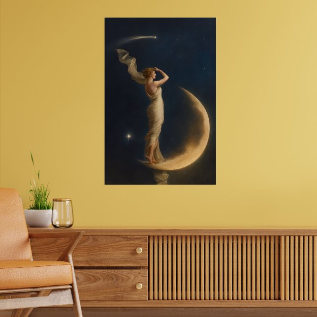 Affiche Femme debout sur un croissant de lune (Salon 2)