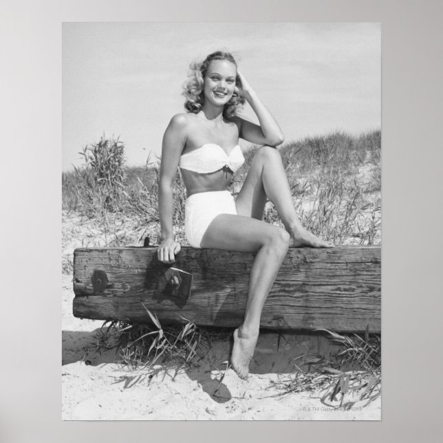 Affiche Femme en Bikini (Devant)