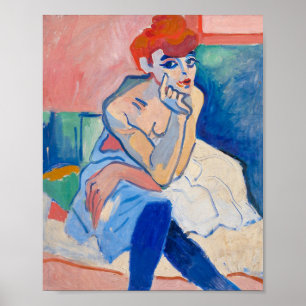 Affiche Femme en chemise Andre Derain