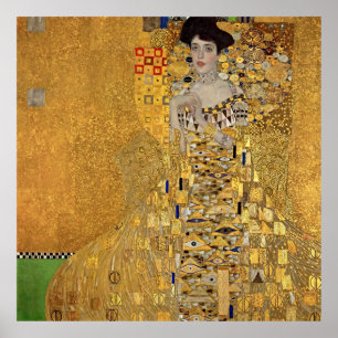 Affiche Femme en or – Portrait iconique de Klimt