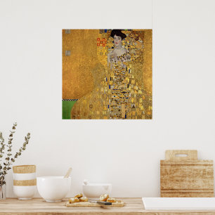 Affiche Femme en or – Portrait iconique de Klimt