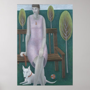 Affiche Femme en parc 2006