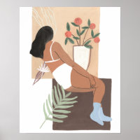 Femme en repos