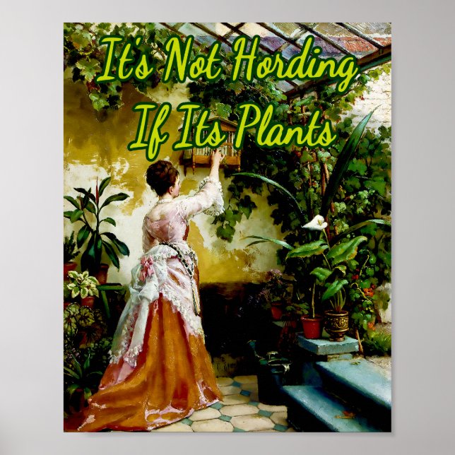 Affiche Femme en serre par Otto Eerelman (Devant)