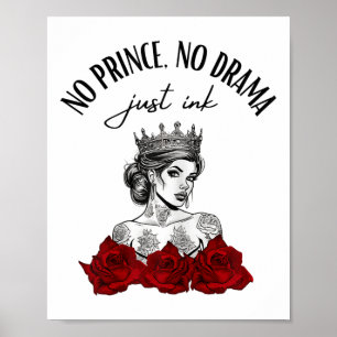 Affiche Femme Enquêtée Femme Seule Tatouée Pour Anti Valen