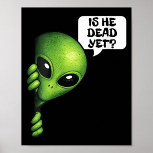 Affiche Femme Est-Il Vintage Agence Gouvernementale Alien 