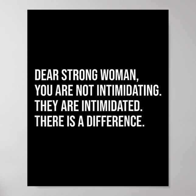 Affiche Femme forte Pro Choice Feminist (Devant)