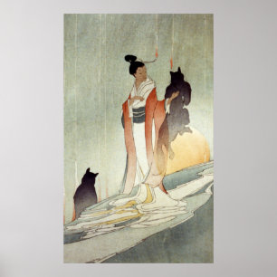Affiche Femme Fox - Bertha Lum - 1916