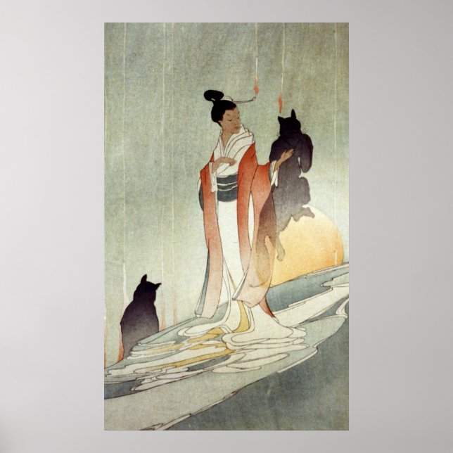 Affiche Femme Fox - Bertha Lum - 1916 (Devant)