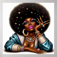 Femme Hip hop urbaine Afrocentrique et dynamique