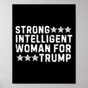 Affiche Femme intelligente et forte pour la méga femme de
