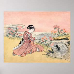 Affiche Femme japonaise