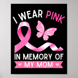 Affiche Femme Je Porte Du Rose En Mémoire De Ma Mère Danse