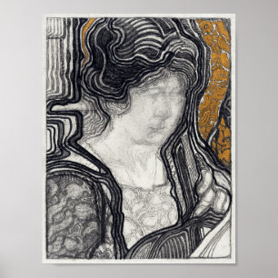 Affiche Femme jouant du violoncelle