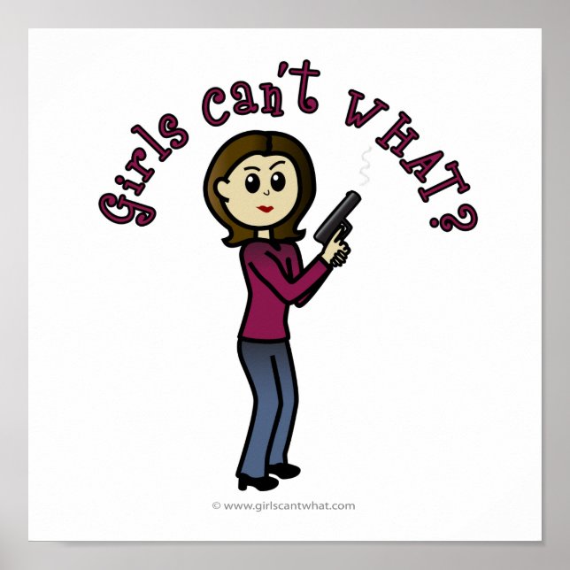 Affiche Femme légère Sharpshooter (Devant)