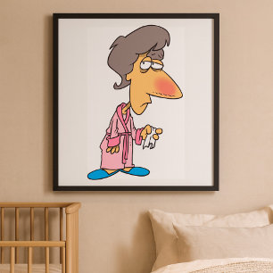 Affiche Femme malade