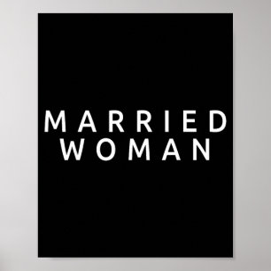 Affiche Femme Mariée Épouse Mariage Drôle Mariage Couple