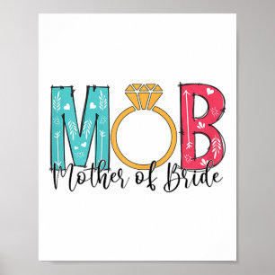 Affiche Femme mère de la mariée Mob Mog Enterrement de vie