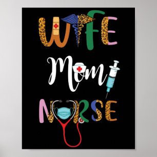 Affiche Femme Mère Infirmière Femmes LPN LPN Mères Semaine