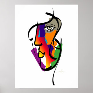 Affiche Femme multiculturelle