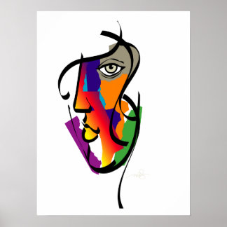Affiche Femme multiculturelle