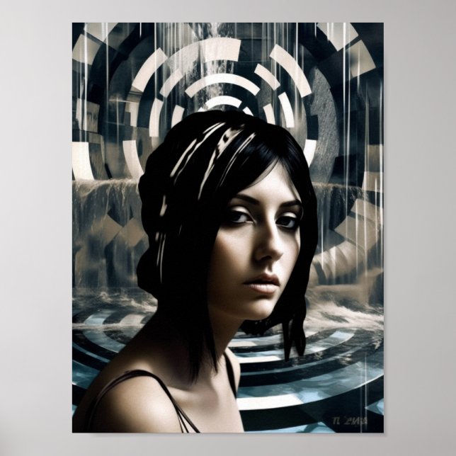 Affiche Femme nageuse (Devant)