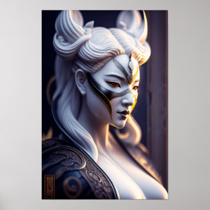 Affiche Femme Procelain