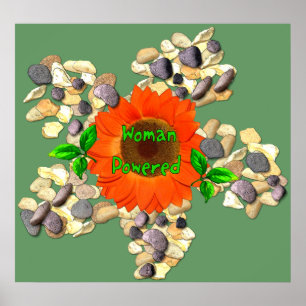 Affiche Femme propulsée