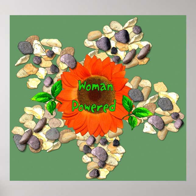 Affiche Femme propulsée (Devant)