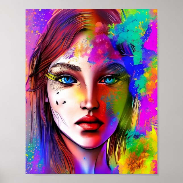 Affiche Femme puissante urbaine (Devant)