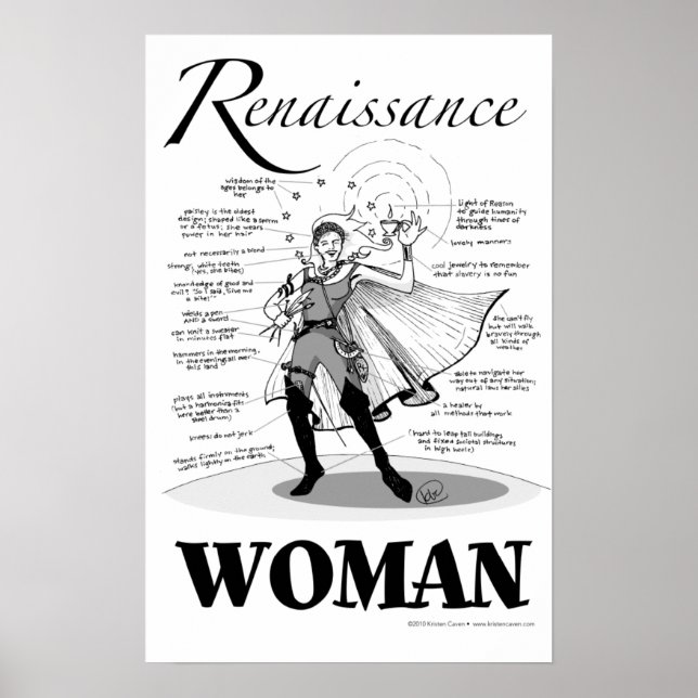 Affiche Femme Renaissance (Devant)