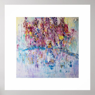 Affiche Femme sous la glycine