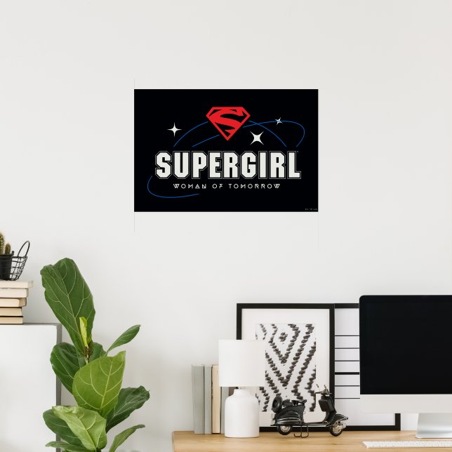 Affiche Femme super fille de demain (Bureau à domicile)