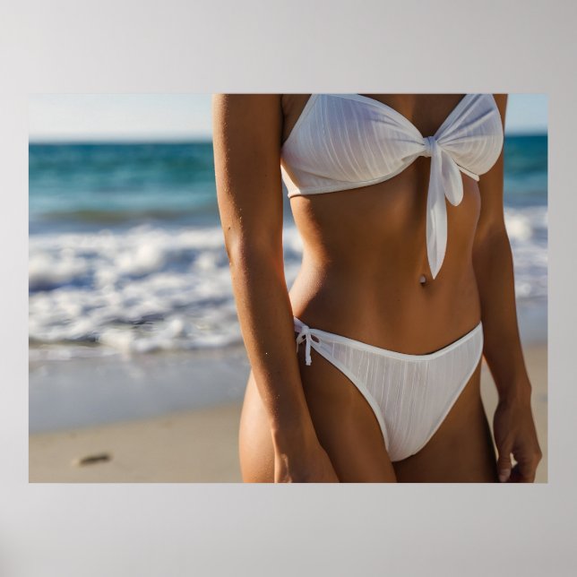 Affiche Femme sur la plage (Devant)