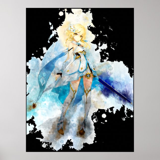 Affiche Femme voyageuse - Impact génétique (Devant)