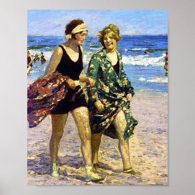 Affiche Femmes à Sea Edward Henry Potthast (Devant)