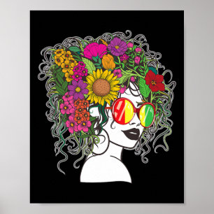 Affiche Femmes afro-américaines Black Melanin Queen Ju