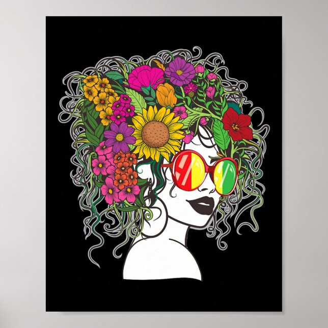 Affiche Femmes afro-américaines Black Melanin Queen Ju (Devant)