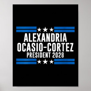 Affiche Femmes Alexandria Ocasio Cortez Pour Président 202