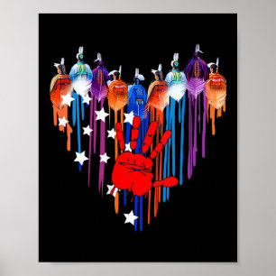 Affiche Femmes Amérindiennes Coeur fort Résilient Non M