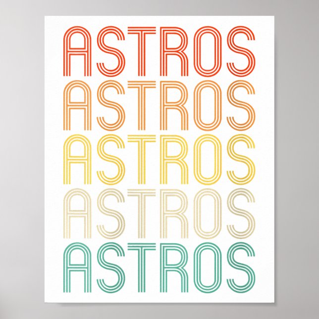 Affiche Femmes Astros  (Devant)