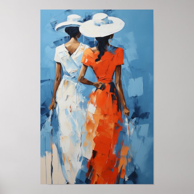 Affiche 🎨 Femmes autonomisées - Dimanche Meilleur 🌈 (Devant)