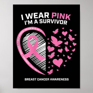 Affiche Femmes Cancer du sein Survivant Cadeaux Femmes Mam