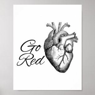 Affiche Femmes Cardiologie Mois Février Cardiologie