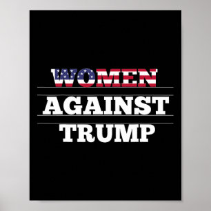 Affiche Femmes contre Trump - Résistance anti Donald Trump